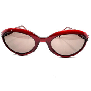 Otto‎ Kern Mod. 9811 619 52 16 Red Oval Sunglasses Frames Oval H9547